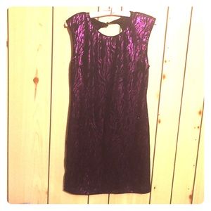 Charlotte Russe black and purple sequin dress