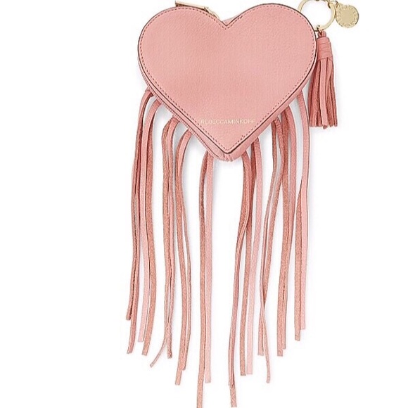 Rebecca Minkoff Accessories - Rebecca Minkoff Heart Fringe Pouch