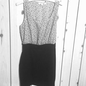 Forever 21 floral and black dress
