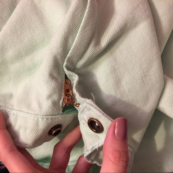 American Apparel Pistachio Denim Circle Skirt! - Picture 6 of 6