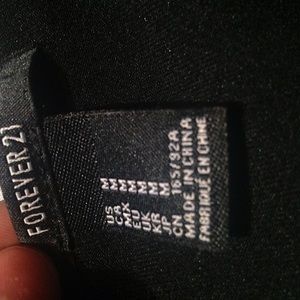 Forever21 black shirt