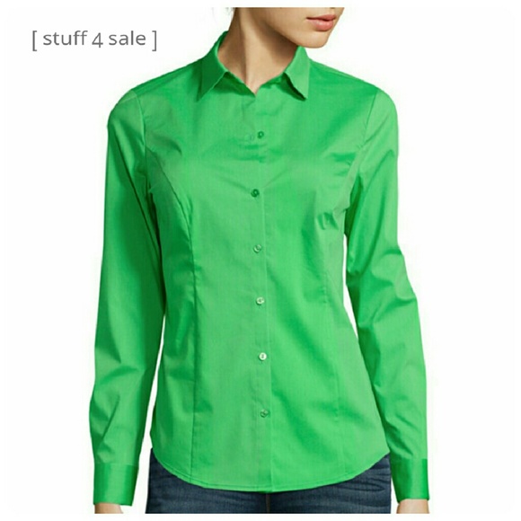 WORTHINGTON Women's Long Sleeve Button Down Shirt