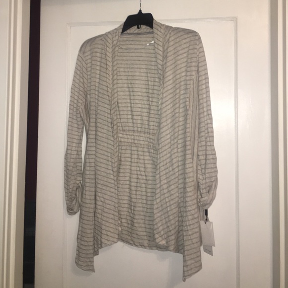 NWT Calvin Klein striped cardigan