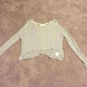 Medium Abercrombie & Fitch long sleeve crop top