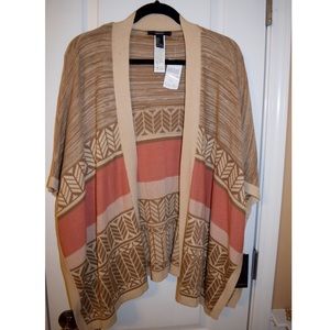 NWT Tan Sweater Cardigan