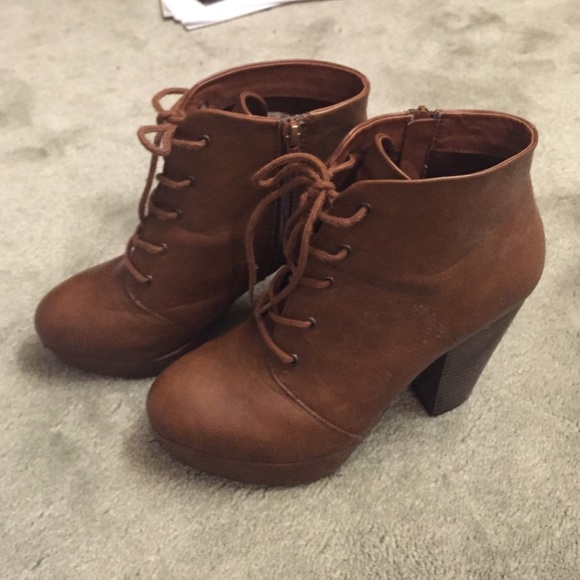high heel ankle boots
