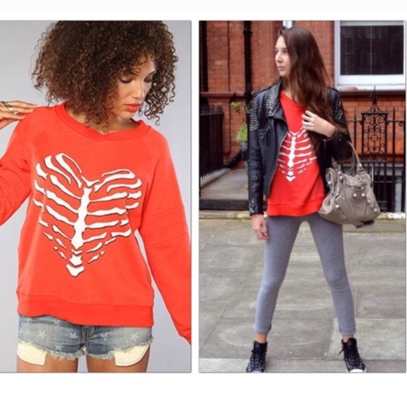 wildfox skeleton sweatshirt