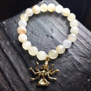 Yellow Jade Bracelet Abundance Bracelet~Shiva