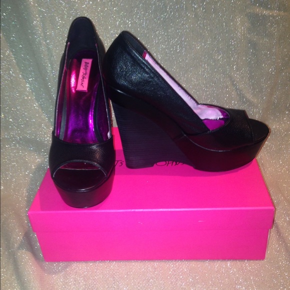 Betsey Johnson wedge heels