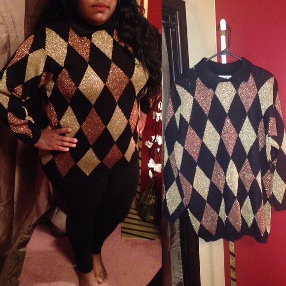 Vintage sparkle sweater