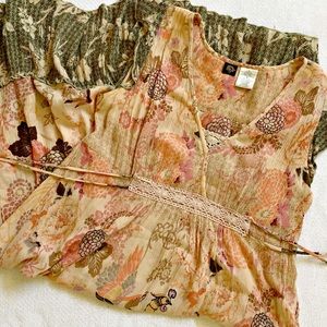 Cute Light Weight Peasant Style Dress