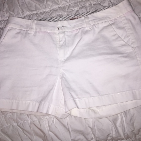 One pair of Size 6 White Merona Shorts