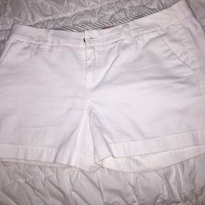 One pair of Size 6 White Merona Shorts