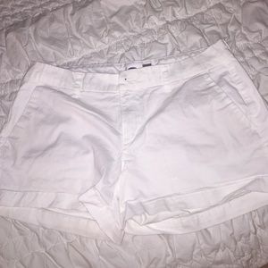 One pair of size 8 white old navy shorts!
