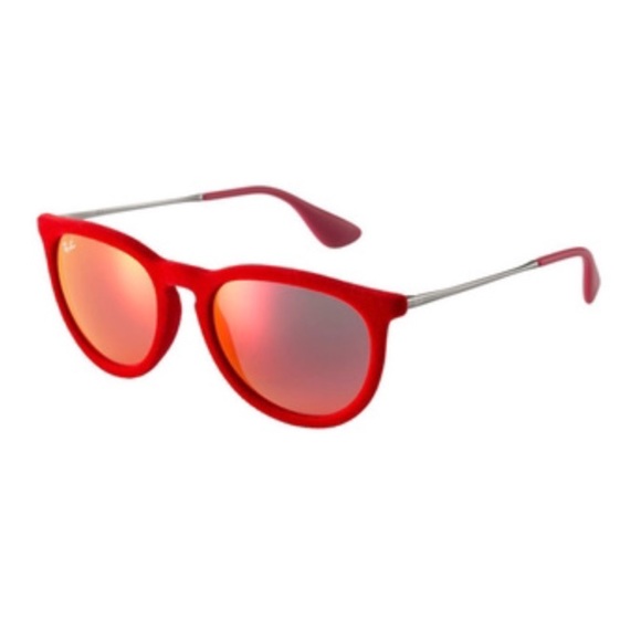 Ray-Ban Accessories - 💋NWT! Ray-Ban" Erika Red Velvet Sunglasses!