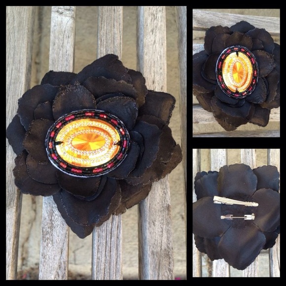 Beaded hair clip  #NativeBeadWork