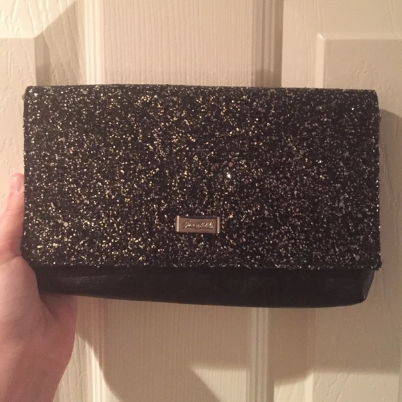 gliterey clutch bag - never used