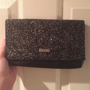gliterey clutch bag - never used