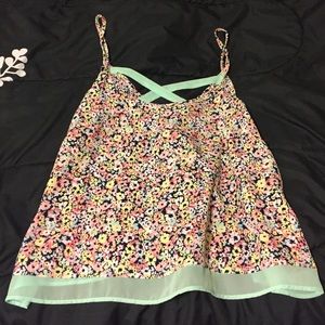 Floral chiffon top from Charlotte Russe