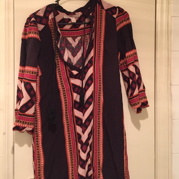 Boho patterned dress