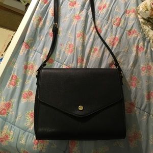 Black messenger bag