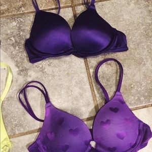 Victoria's Secret pink bras