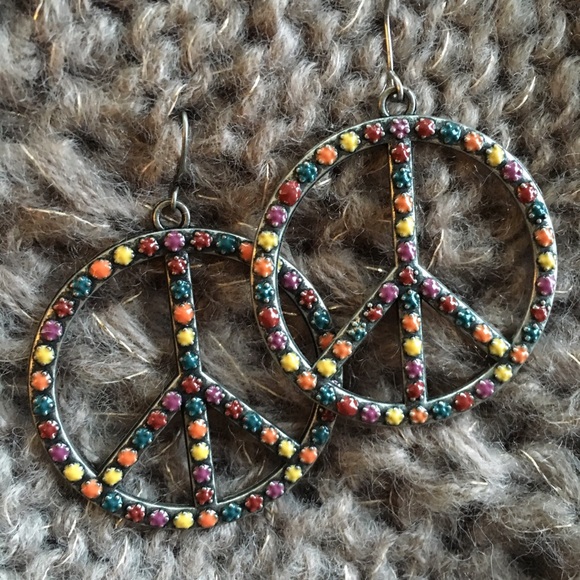 Vintage Peace Earrings