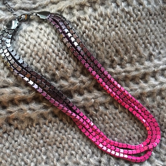 Ombré Raspberry Necklace