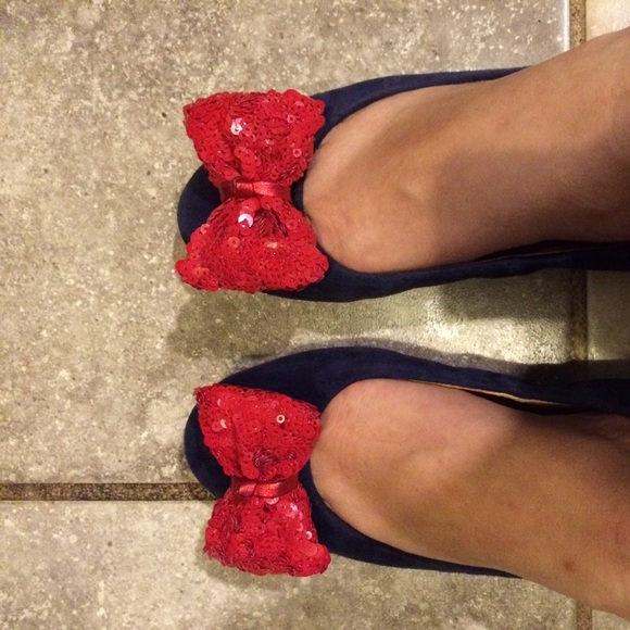 Staccato suede flats