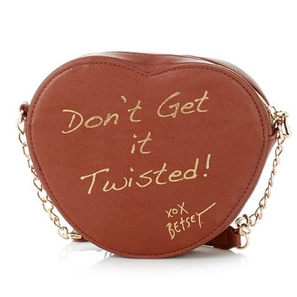 betsey johnson pretzel purse