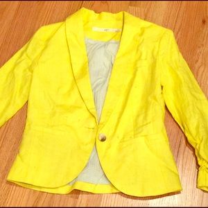 Gibson bright yellow blazer