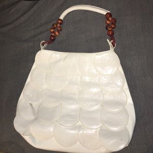 White purse