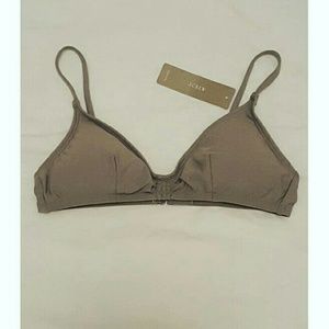 J. Crew XXS Slate Gray Bikini Top