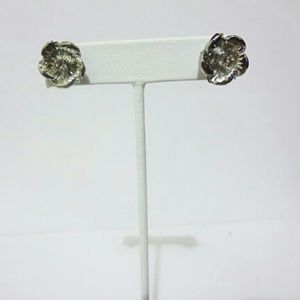 Simply Vera Vera  Wang Flower Stud Earrings