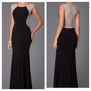 Black and Silver Formal Dress