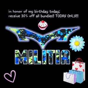 TODAY ONLY! 30% off ALL bundles for my birthday.