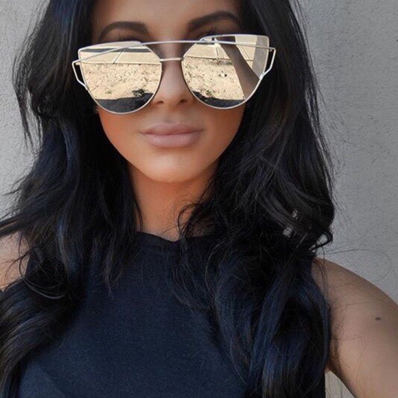 Trendy metal sunglasses PRICE FIRM - Picture 2 of 4