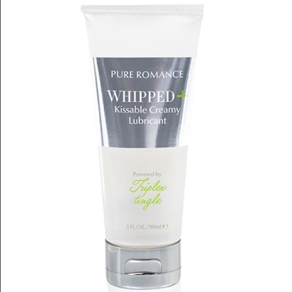 Whipped +. Creamy lubricant with Triplex tingle.