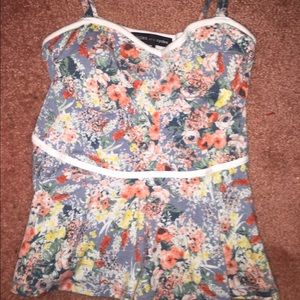 Colorful elegant tank top