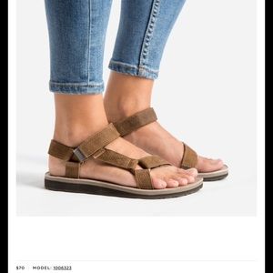 Teva W Original Universal Leather Diamond Size 8