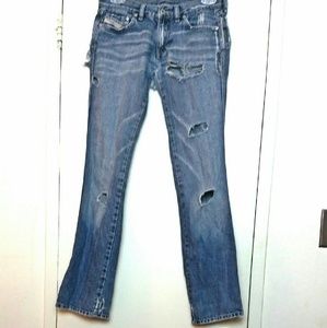 Distressed DIESEL jeans