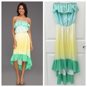 Lilly Pulitzer Caldwell Strapless Silk Dress