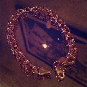 14K Gold Charm Bracelet