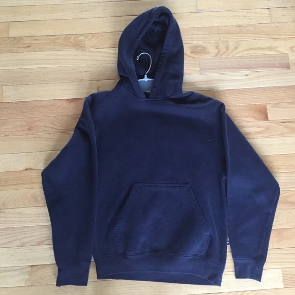 Blue hoodie