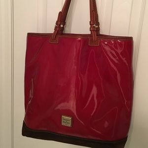 Dooney & Bourke Red Patent Leather Tote