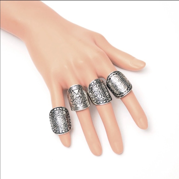 4pc Boho Ring Set(NWT)price firm - Picture 2 of 3