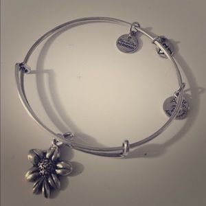Alex and Ani Bangle Bracelet Apple Blossom