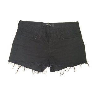 J Brand • shorts • black cut offs•