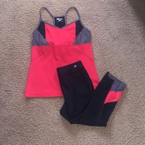 ❌SOLD❌ Red & Black Workout Outfit