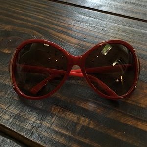 Fendi red sunglasses
